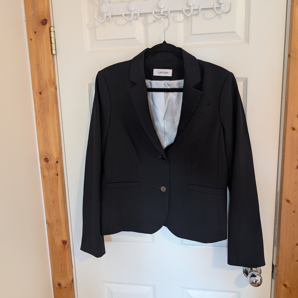 Calvin Klein Women's Black Blazer